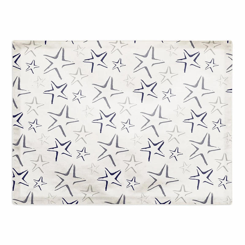 Starfish Pattern 18" x 14" Poly Twill Placemat