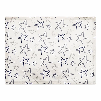 Starfish Pattern 18" x 14" Poly Twill Placemat