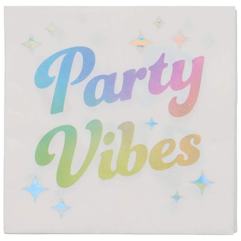 12 Packs: 20 ct. (240 total) Party Vibes Lunch Napkins by Celebrate It™