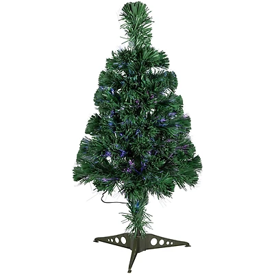 2ft. Pre-Lit Color Changing Fiber Optic Artificial Christmas Tree
