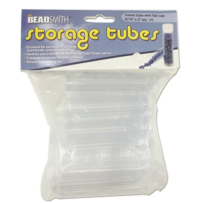 The Beadsmith® Round Storage Tubes