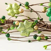 Glitzhome® 6ft St. Patrick's Shamrock Garland
