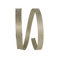 JAM Paper 7/8" x 100yd. Metallic Natural Sparkle Supreme Ribbon