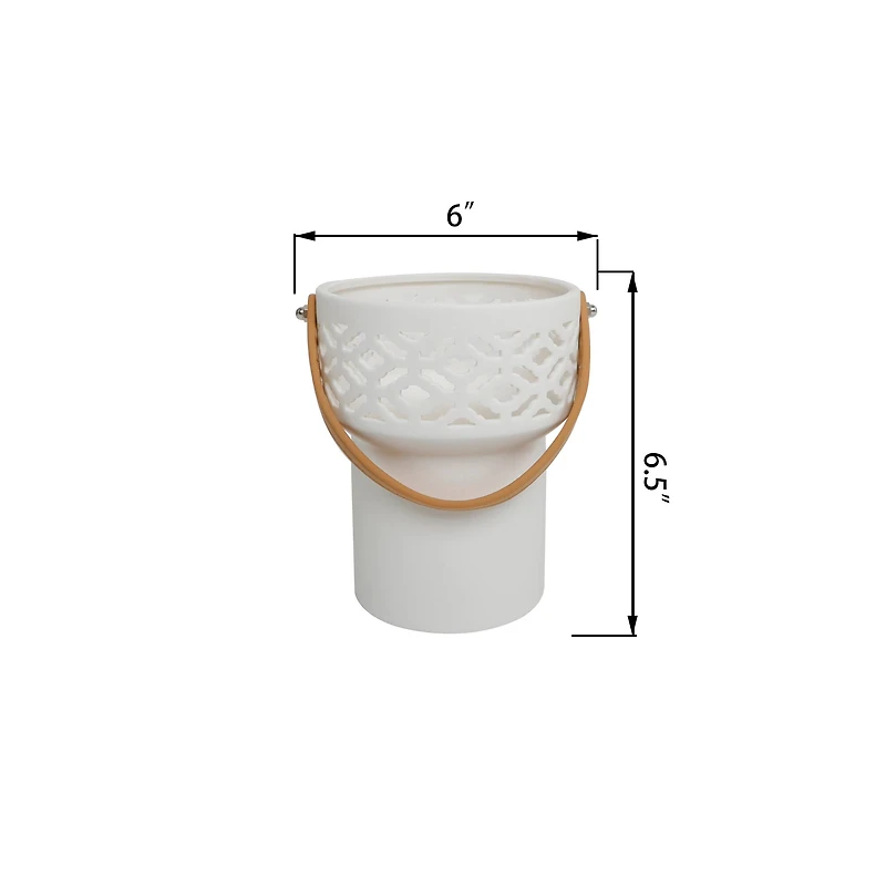 Flora Bunda® LED Kilim Ceramic Lantern