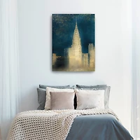 Misty New York Abstract II Canvas Giclee