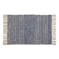 DII® French Blue Textured Dobby Hand-Loomed Rug, 2ft. x 3ft.
