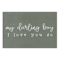 My Darling Boy 24" x 16" Canvas Wall Art