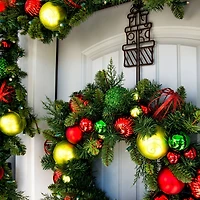 Village Lighting 9ft. Pre-Lit LED Festive Holiday Christmas Garland