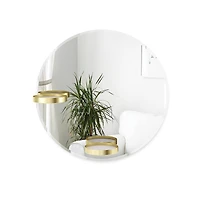 Umbra 24" Perch Round Wall Mirror