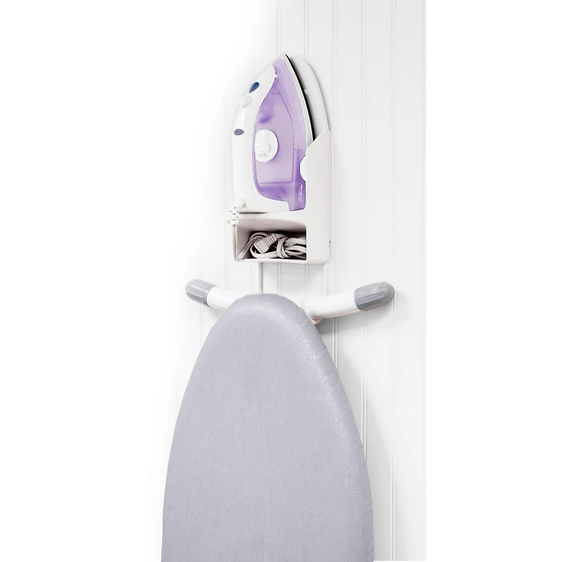 Laundry 360 Wall Mount Iron & Ironing Board Organizer