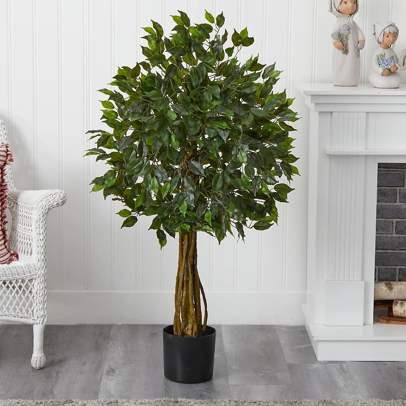 4ft. Potted Ficus Artificial Tree