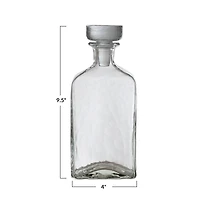 Hello Honey® 9.5" Clear Glass Decanter