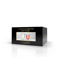 JoyJolt® Christian Siriano 5.4oz. Floret Insulated Glasses, 2ct.