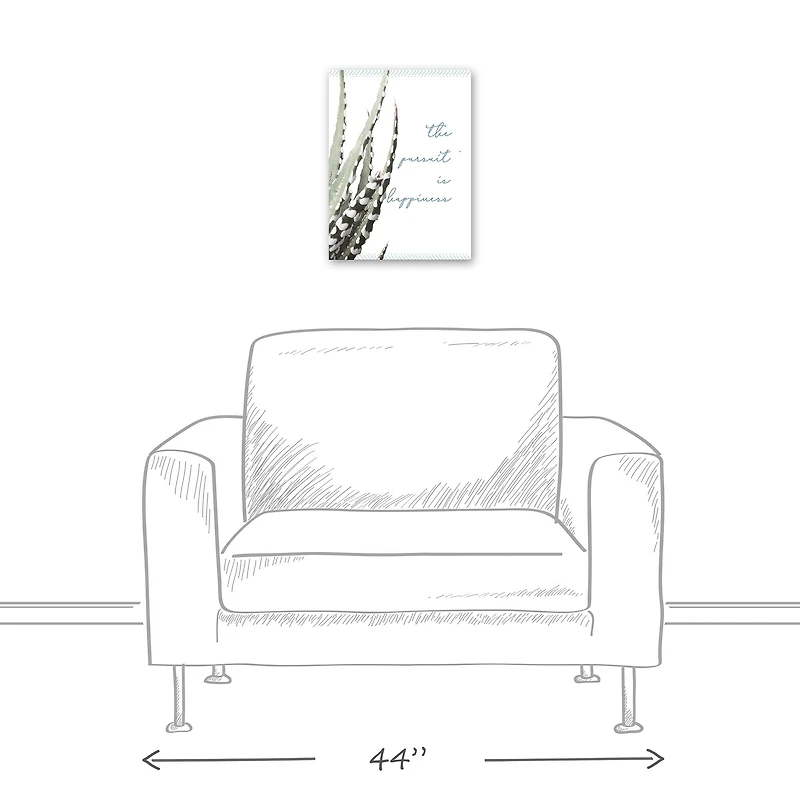 Pursuit Of Happiness 12" x 16" Canvas Wall Art