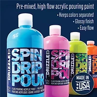 FolkArt® Drizzle™ Pre-Mixed Fluid Pouring Acrylic Paint