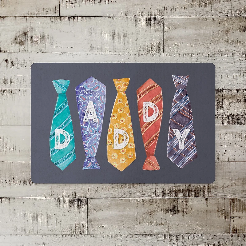Daddy Ties Floor Mat