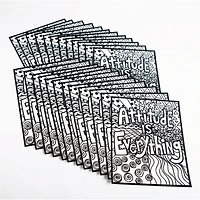 S&S® Worldwide Attitude Is Everything Velvet Art Posters, 24ct.