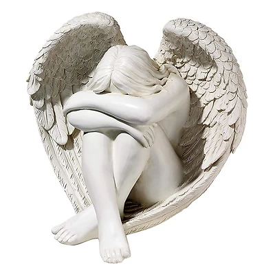 Design Toscano 14" Gray Serene Angel Statue