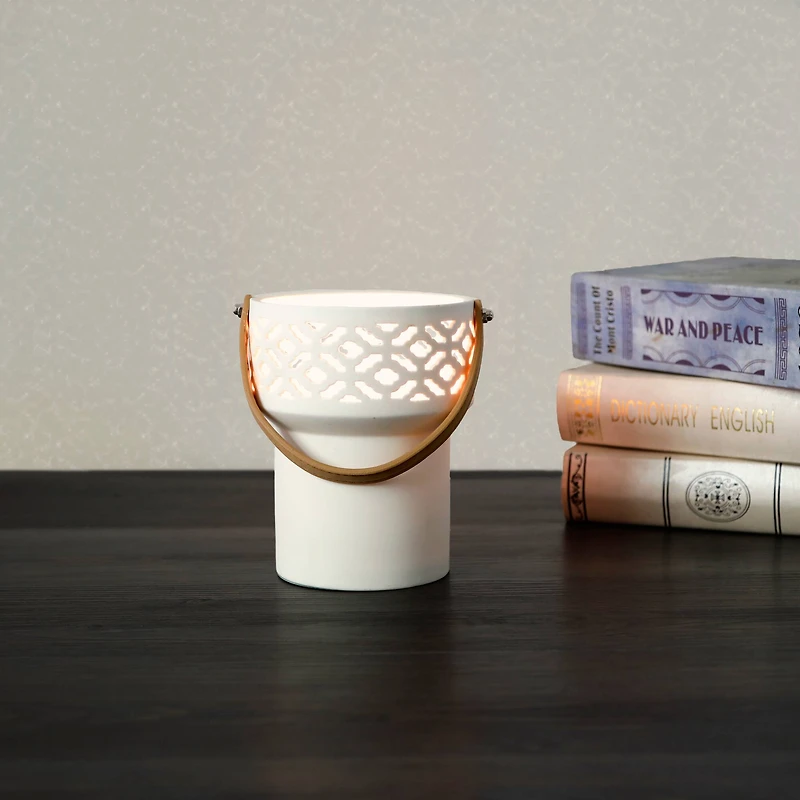 Flora Bunda® LED Kilim Ceramic Lantern