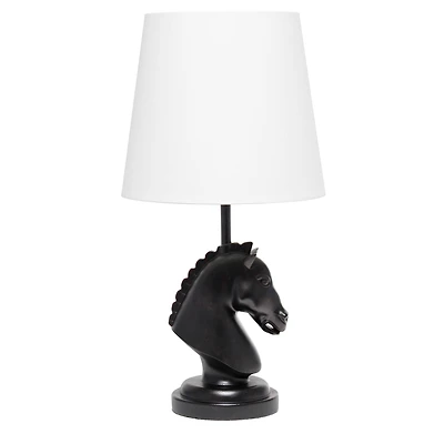 Simple Designs Chess Horse Table Lamp