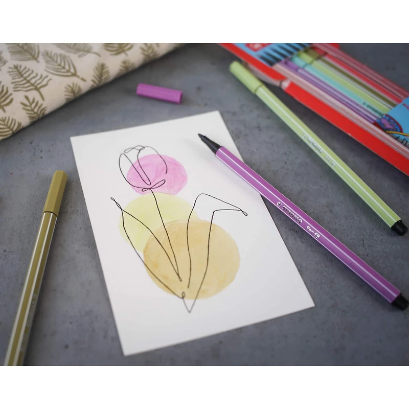 Stabilo® Pen 68 Marker Wallet Set, 8ct.