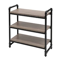 Organize It All 26.7"  3 Tier Pipe Line Rack