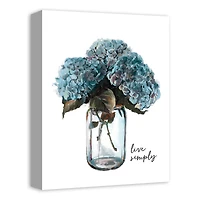 Live Simply 12" x 16" Canvas Wall Art