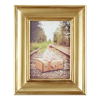 DII® Antique Gold Rub 5" x 7" Farmhouse Picture Frame