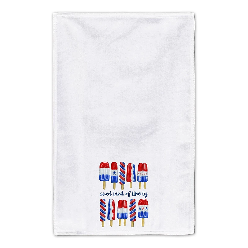 Sweet Land of Liberty Patriotic Popsicles Tea Towel Set