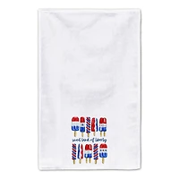 Sweet Land of Liberty Patriotic Popsicles Tea Towel Set