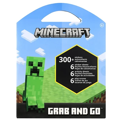Minecraft Grab & Go Sticker Set
