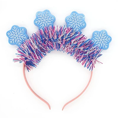 Blue & White Snowflake Light-Up Headband by Creatology™