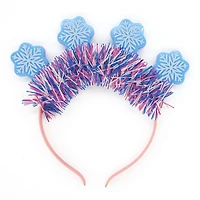 Blue & White Snowflake Light-Up Headband by Creatology™