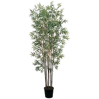 6ft. Potted Mini Bamboo Silk Tree