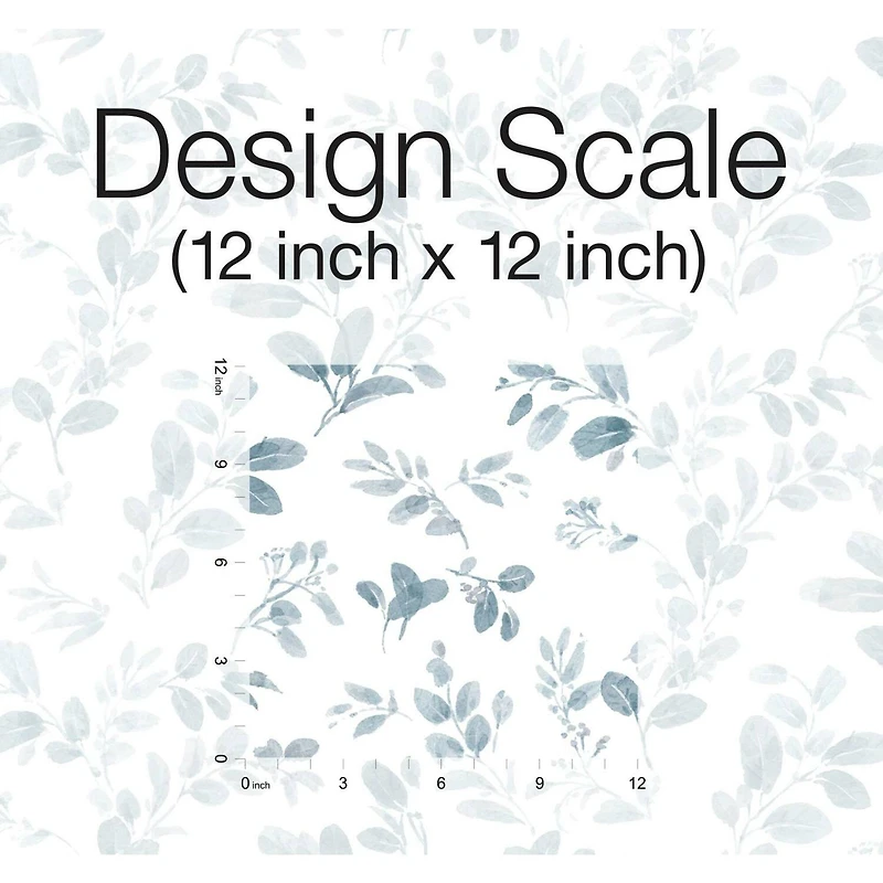 RoomMates Dancing Leaves Peel & Stick Wallpaper