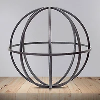 10" Metal Dyson Sphere Sculpture