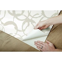 RoomMates Scattered Rings Peel & Stick Wallpaper