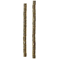 12 Pack:  Gold Tube Metal Beads, 8mm by Bead Landing™
