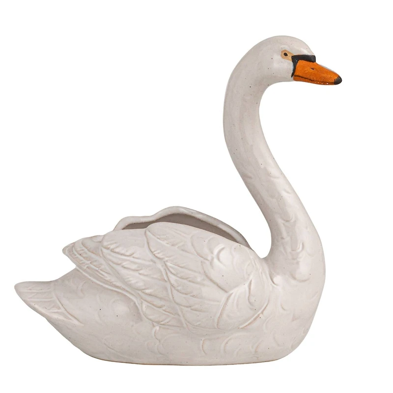 Hello Honey® Stoneware Swan Planter