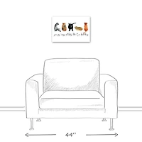 Cat Lady Canvas Wall Art