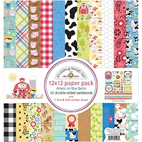 Doodlebug Design Inc.™ Down On The Farm Paper Pack, 12" x 12"
