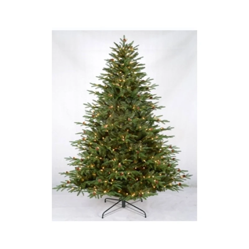 6.5ft. Pre-Lit Real Touch™ Shenandoah Pine Artificial Christmas Tree with Pinecones, Warm White LED Lights