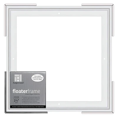 Ampersand™ White 1.5" Depth Thin Edge Floaterframe
