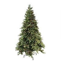 6.5ft. Pre-Lit Green River Spruce Artificial Christmas Tree, Clear Lights