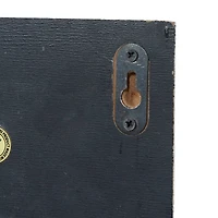 White Wood Farmhouse Wall Hooks, 7" x 24" x 4"