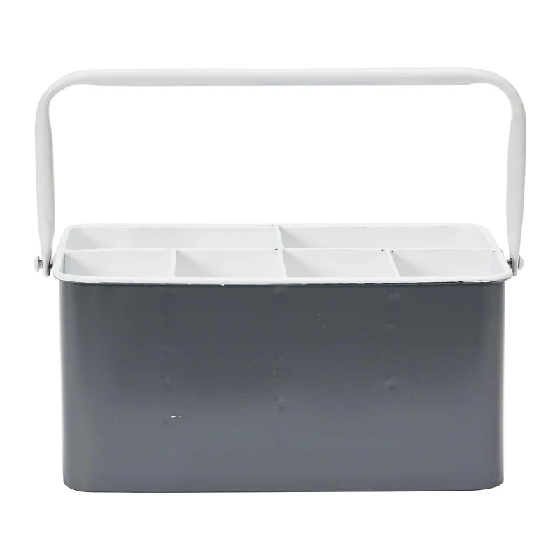 Hello Honey® 6-Compartment Metal Caddy with Handle