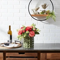 6.75" Sage Terracotta Vase