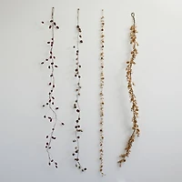 Hello Honey® 6ft. Red Glitter Natural Pinecone Garland