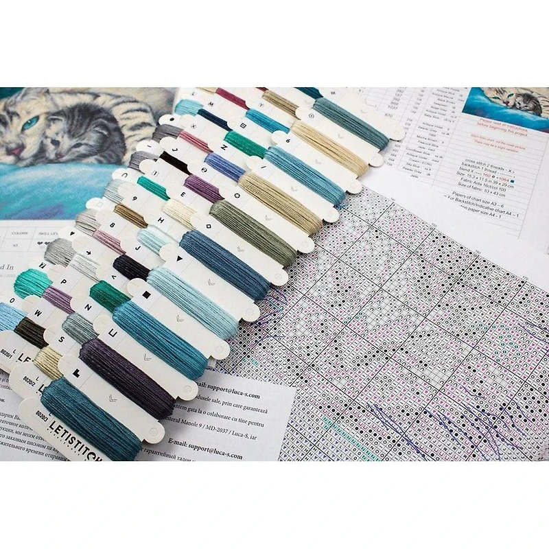 Letistitch Tucked In Counted Cross Stitch Kit