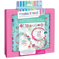 Make It Real™ Halo Charms Bracelets Think Pink Set